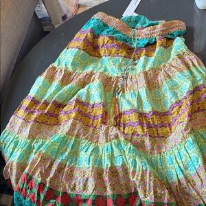 Zara Multicolor Maxi Skirt